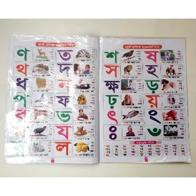 Picture of Book of Poly Wrapped Paper Motu Patlu's Adorsholipi All in One Kids Learning for Children like Baby Toys