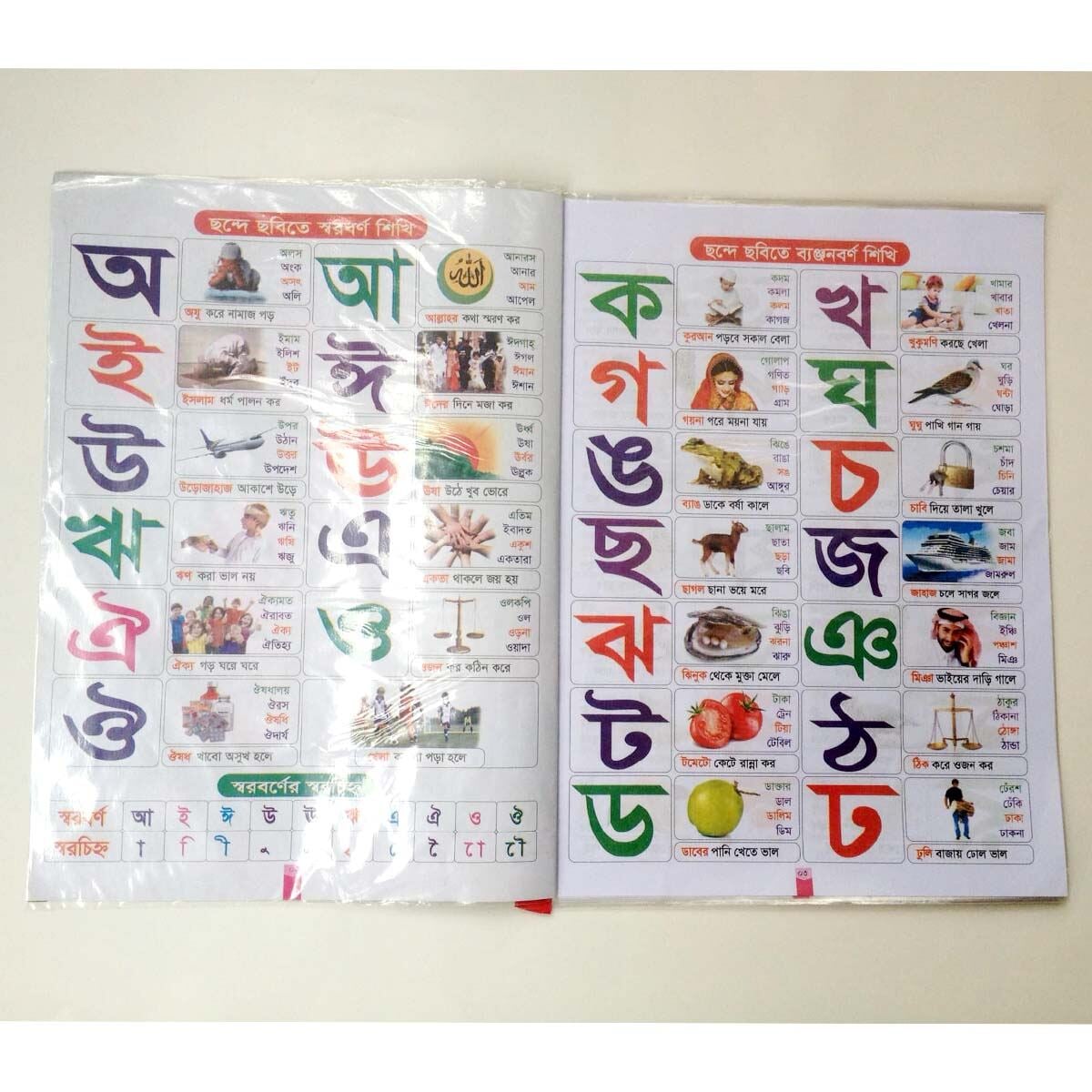 Picture of Book of Poly Wrapped Paper Motu Patlu's Adorsholipi All in One Kids Learning for Children like Baby Toys
