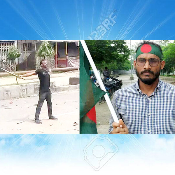 Picture of Premium (2.5 By 1.5) Feet National Flag Bangladesh Direct Factory Supply Set D China Cloth Potaka for Any Program Patriotism Show Respect Victory/Independence Day Craft Stationery Red Green Color-Ideal Category Combo Offer [Free Gift 2 PCS Headband]