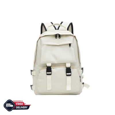 Picture of Retro Combines Vintage Style Backpack - White