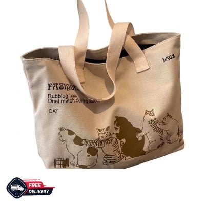 Picture of Women's Large Capacity Tote Bag - white