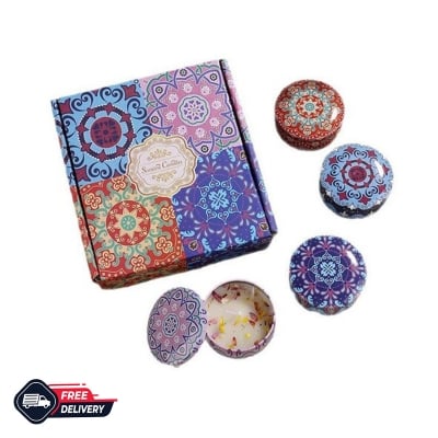 Picture of Lavender Scented Soy Candle Set (4 Pack) Aromatherapy Gift for Women
