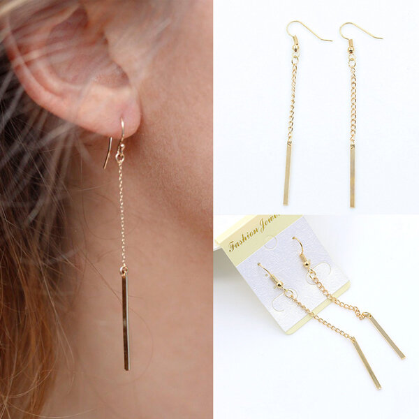 Picture of Sui Suta Earrings 24K Gold Water Drop Set E1 Pendent Eardrop Versatile Personality Autumn Retro Kaner Dul Jewelry Accessories Birthday Wedding Engagement Bridal Party Amazing Gift for Female Girls Gold/Silver Color