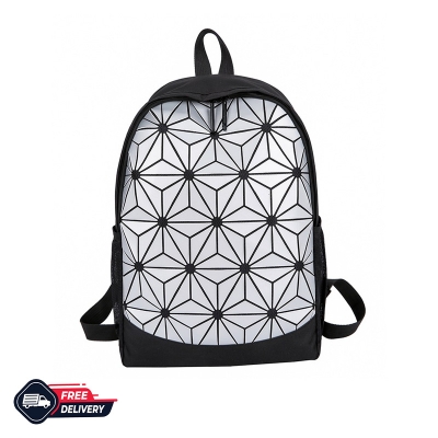 Picture of Diamond Geometric Backpack Unisex Laser Colorful Backpack