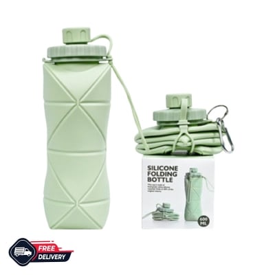 Picture of Silicone Foldable Water Bottle For Traveling And Outdoor Sports, Summer Essentials
