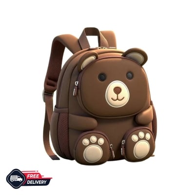 Picture of Jolly Toon Cartoon School Bag - dark brown