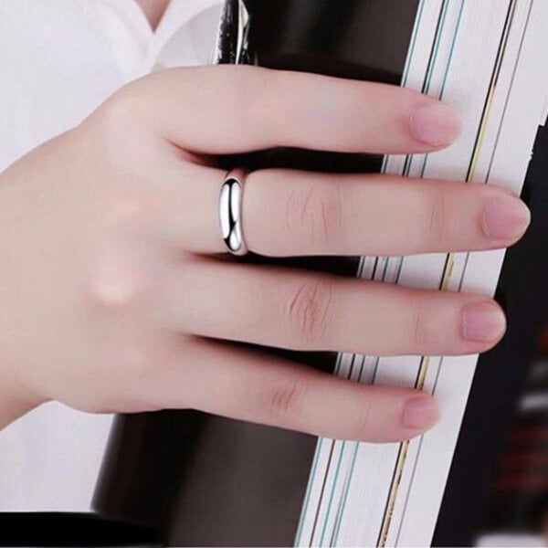 Picture of Adjustable Creative Couple Finger Ring Ethnic Style Set H1 Versatile Personality Autumn Retro Angti Daily Life Jewelry Accessories Birthday Wedding Engagement Bridal Party Amazing Gift Item for Men Women Silver and Gold Color