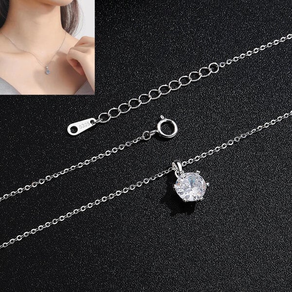 Picture of Chain With Six-Claws Locket Necklace Set A1 Ethnic Style Versatile Personality Autumn Retro Pendant Daily Life Jewelry Accessories Birthday Wedding Engagement Bridal Party Amazing Gift Item for Women Silver Color - 50 cm
