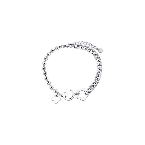 Picture of American Simple and Cold Bracelet Temple Exhibition Hot Selling Autumn Retro Brelet Jewelry Birthday Wedding Engagement Bridal Party Bracelat Amazing Gift Braslete Bangles for Women Silver Color