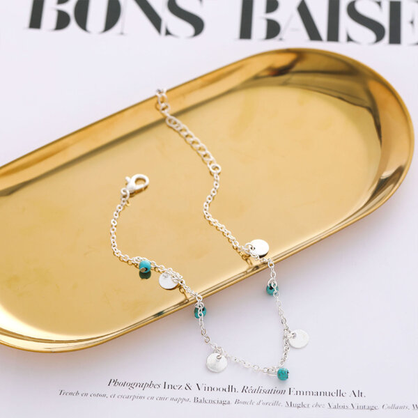 Picture of Foot Decoration Hot Selling Payel Set B1 Temple Exhibition Autumn Retro Chain Anklet All-Match Pendant Beach Nupur Jewelry Accessories Birthday Wedding Engagement Bridal Party Amazing Gift Item for Women MultiColor