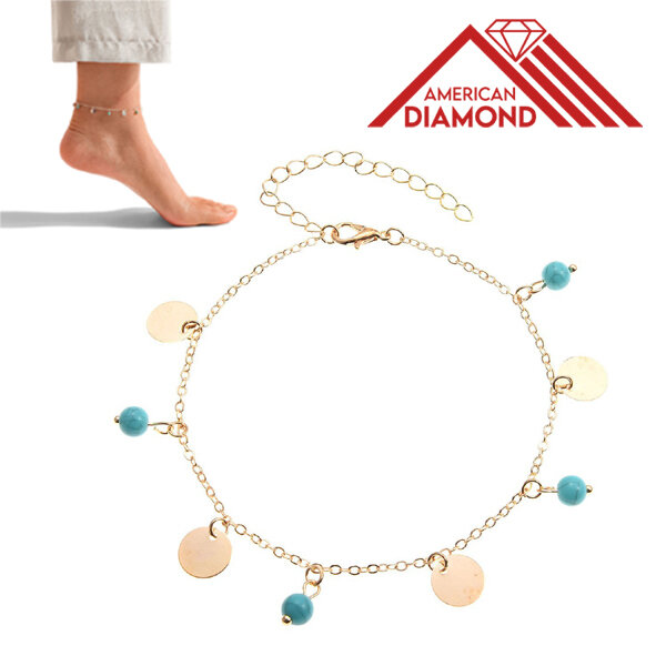 Picture of American Foot Decoration Hot Selling Payel Direct Factory Supply Set B Temple Exhibition Autumn Retro Chain Anklet All-Match Pendant Beach Nupur Jewelry Accessories Birthday Wedding Engagement Bridal Party Amazing Gift Item for Women MultiColor