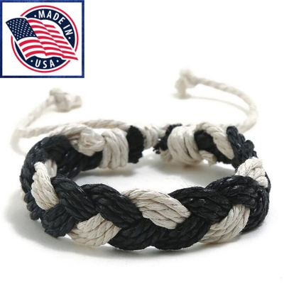 Picture of American Handmade Woven Rope Bracelet Direct Factory Supply Set E Temple Exhibition Hot Selling Autumn Retro Brelet Handicraft Birthday Wedding Engagement Bridal Party Bracelat Amazing Gift Braslete Bangles for Male/Female Multi-Color