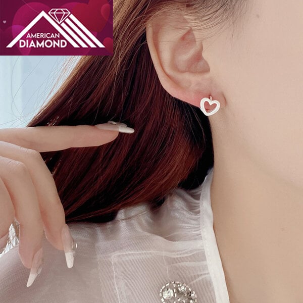 Picture of 1 Pair American Popular Love Queen Heart-Shaped Earrings Direct Factory Sales 24K Gold Water Drop Set P Hollow Eardrop Versatile Personality Kaner Dul Hot Selling Jewelry Accessories Birthday Wedding Engagement Bridal Party Amazing Gift Gold Color