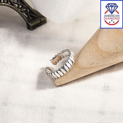 Picture of American Adjustable Popular Chain Finger Ring Factory Direct Sales Set B All-Match Personality Retro Angti Hot Selling Jewelry Accessories Birthday Wedding Engagement Bridal Party Amazing Gift for Men and Women Silver Color + Free 1 Piece Mobile Stand