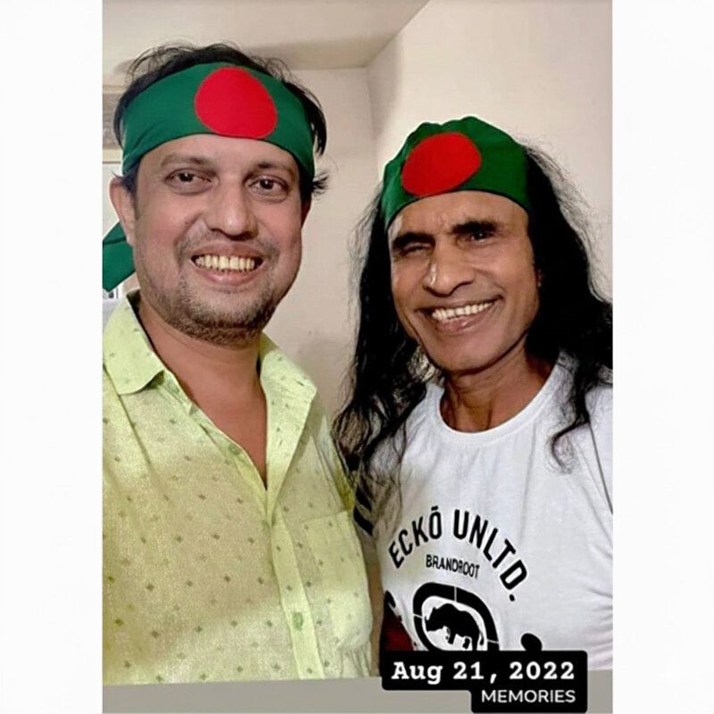 Picture of Bangladesh Flag (5 by 3) Feet – Green & Red Premium Potaka for School Presentation Victory Day Programs Decoration Creative Projects and Craft Designs + Free Gift 2 Pieces Headband!
