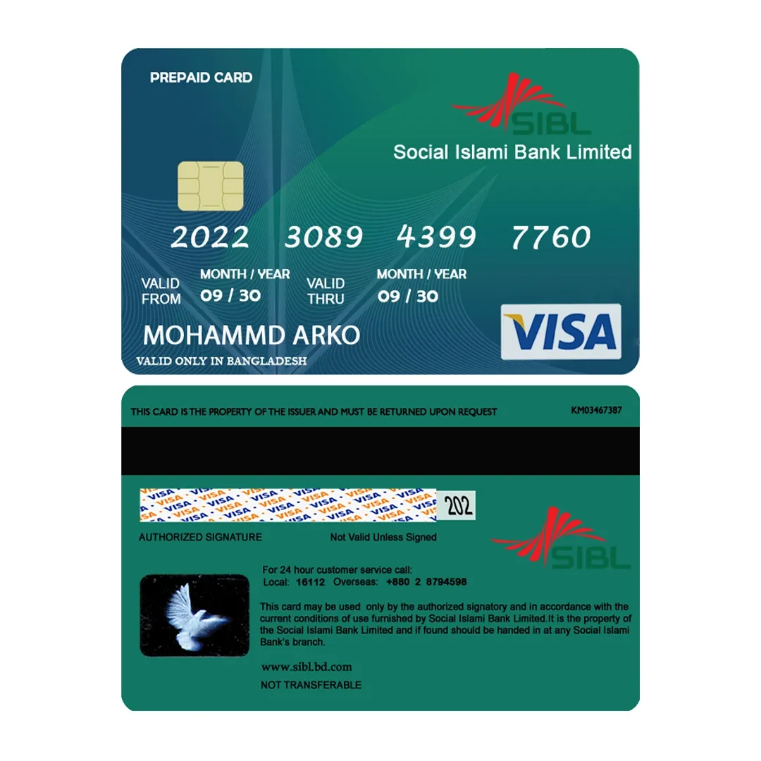 Picture of ATM Card for wallet fashion 3 pcs Diffrent color and your name