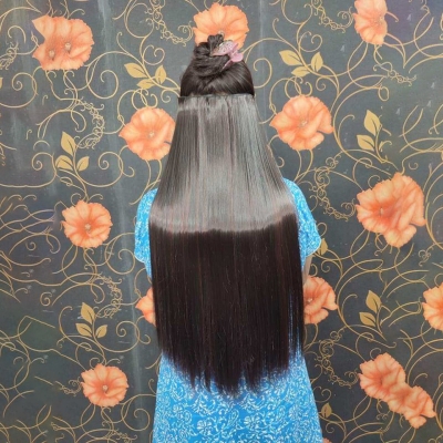 Picture of Women's Long Straight and Curly Ponytail Hair Extension - Wig Hairstyle