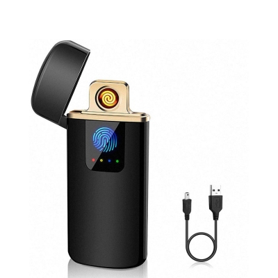 Picture of USB Lighter, Touch Ignition Electric Lighter USB Rechargeable Electronic Lighter with Power Indicator