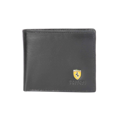 Picture of Ferrari Stylish 100% Pure Leather Good Choice Men Wallet Black Soft - Wallet For Men - মানি ব্যাগ