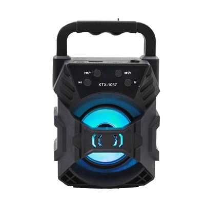 Picture of Ktx 1057 Wireless Bluetooth Speaker, Portable Hiquality Big Sound Speaker With Led Light-Black 1 Pc - Bluetooth Speaker - Speaker - Bluetooth Speaker