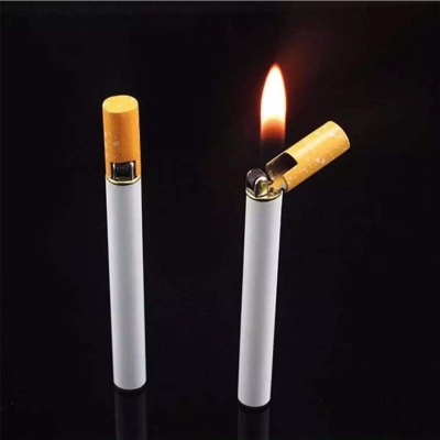 Picture of Refillable Butane Gas Flint Cigarette Shaped Lighter