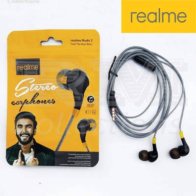 Picture of Realme _Ruds 2_ in Ea_ Earphone_Headset Handsfree 3.5mm Jack with Mic Multicolor