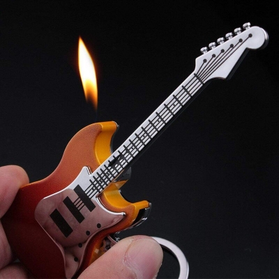 Picture of Lighter Booten Gas Refillable Guitar multicolour