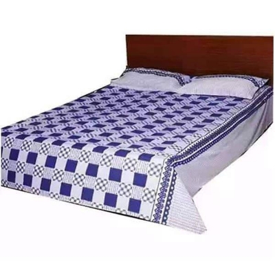 Picture of Double Size Cottont  Bed Sheewith  2 Pillow Covers - Multicolor