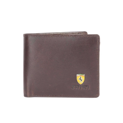 Picture of Ferrari Stylish 100% Pure Leather good choice Men Wallet Brown soft