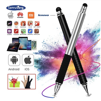 Picture of Universal 3 in 1 Capacitive Stylus Pen with Mobile Stand Holder, Writing Pen, Capacitive Pen for Mobile use, Compatible for Android Touch Screen 