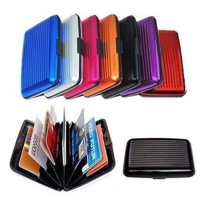 Picture of Credit Card Holder Aluminum Security Credit Card Wallet Multicolor - Wallet Multicolor
