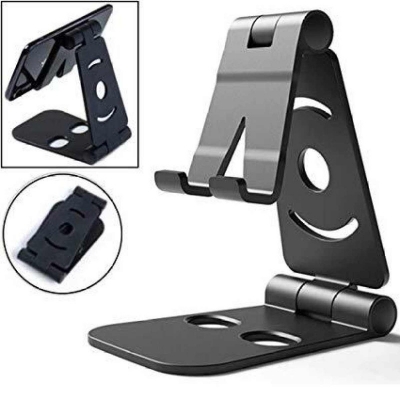 Picture of Folding Bracket Universal Adjustable and Fashionable Mobile Phone Stand - Black
