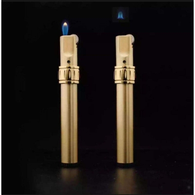 Picture of ZORRO-inflatable gas crusher Flame Lock Rotary Switch, Creative Random Color Butane Lighter Grinding Wheel 83 * 14mm