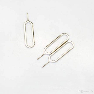 Picture of SIM Card Tray Holder Eject Pin Tool - Silver 