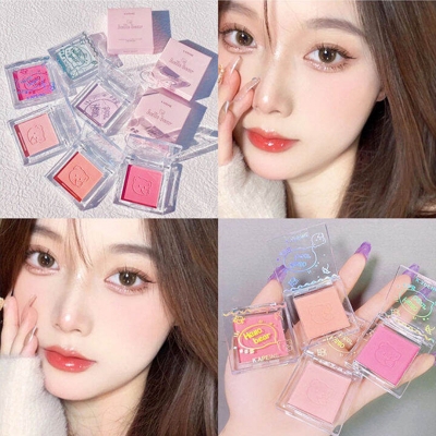 Picture of Monochrome Blush Palette Rose Hawthorn Cheek Tint Blusher Powder Natural Face Makeup Matte Peach Rouge Contour Shadow Platte 