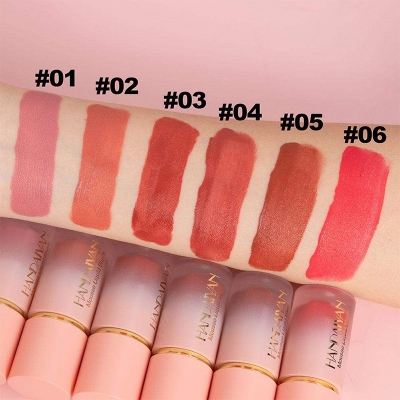 Picture of HANDAIYAN Matte Moisturizing Liquid Blush Tinted Red High Pigmented Face Cheek Rouge Blush Cream Lasting Color Rendering Makeup 26