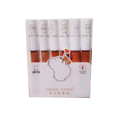 Picture of Magic Casa Cute Bear Lipstick Set 6 Pcs 26