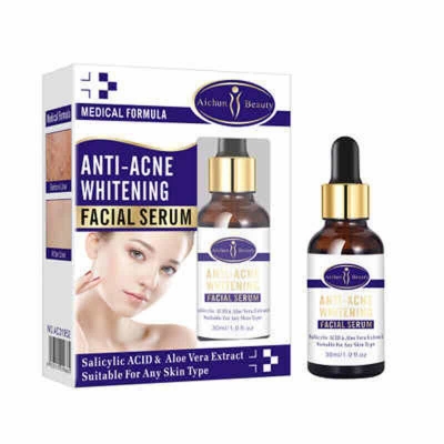 Picture of Aichun Beauty Anti Acne Whitening Facial Serum Dispels Acne Natural Organic Facial Oil Serum 30ml 