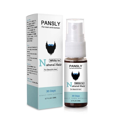 Picture of PANSLY White to Natural Hair for Beard & Hair - 20ml Multicolor