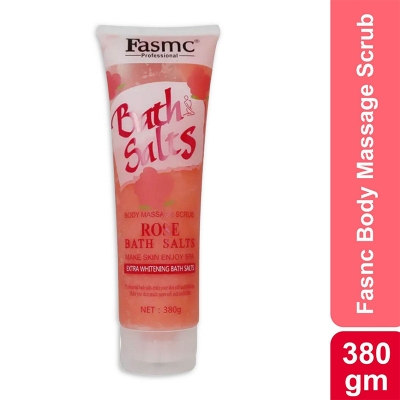 Picture of Fasmc Bath Salts Rose Body Massage Scrub - 380g Multicolor