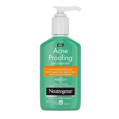 Picture of Neutrogena Acne Proofing Daily Facial Gel Cleanser with Salicylic Acid Acne Medicine, Oil-Free Acne-Fighting Face Wash 170gm Multicolor