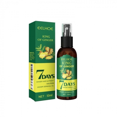 Picture of EELHOE King of Ginger 7 Days Ginger Hair Nutrient Solution Ginger Germinal Oil - 50ml 