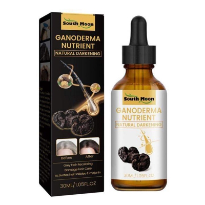 Picture of Swanwany Black Hair Oil For Repairing From White To Black Nourishing Moisturizing Scalp Herbal Lotion Liquid Repair Anti-frizz Hair - Hair & Scalp Treatments 
