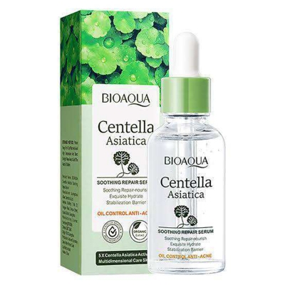 Picture of BIOAQUA Centella Asiatica Soothing Repair Facial Serum Nourish Oil Control Anti-Acne Face Skin Care 30ml 