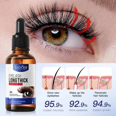 Picture of SADOER Eyelash Growth Long Thick Essence - 30ml - Eyelashes & Eyebrows Growth Serum 