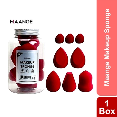 Picture of maange 8pcs beauty blender with jar Multicolor