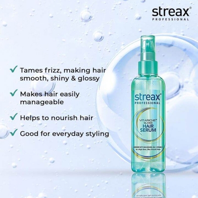 Picture of Streax Professional Vitariche Gloss Hair Serum 115ml 