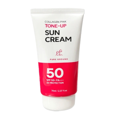 Picture of Collagen Pink Tone-Up Sun Cream SPF50+ 70ml Multicolor