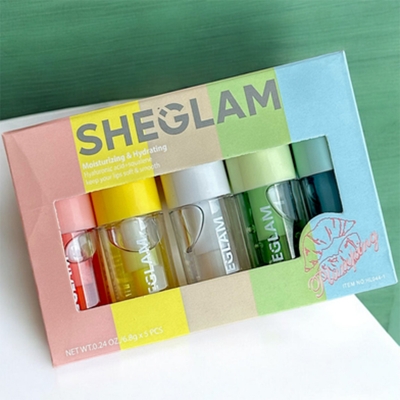 Picture of Sheglam Jelly Wow Hydrating Lip Oil Moisturizing Plumping Lip Gloss 5 pcs Set 