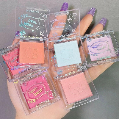 Picture of Monochrome Blush Palette Rose Hawthorn Cheek Tint Blusher Powder Natural Face Makeup Matte Peach Rouge Contour Shadow Platte 